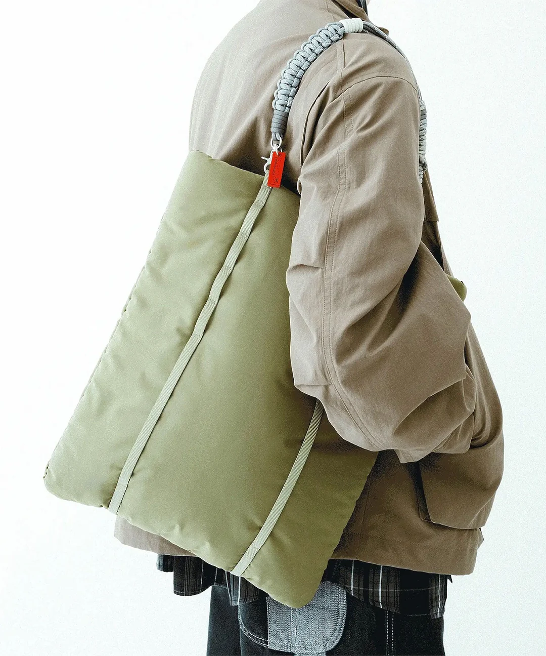 ROSE BUD ローズバット　ロングダッフルコート　グリーン　チェック　 S ROSE BUD ローズバット ロングダッフルコート グリーン チェック